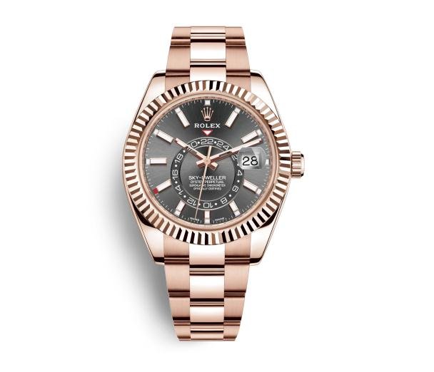 Montres Rolex Sky-Dweller 326935 grises en replique