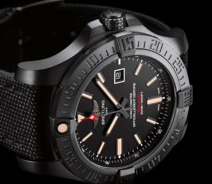 Montres Breitling Chronomat Black Bird V1731010 copie en titane